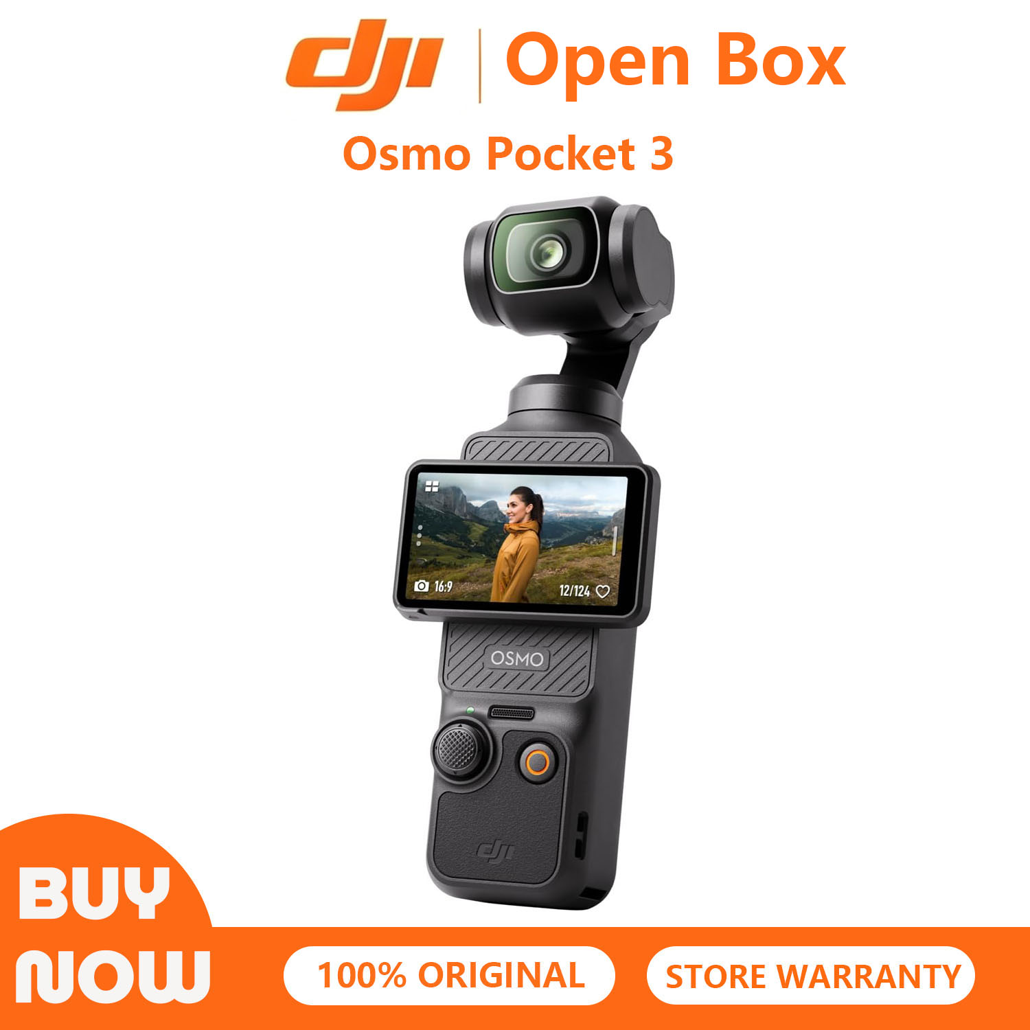Open Box DJI Osmo Pocket 3 Vlo - đánh giá và giá Drone Gimbal Case