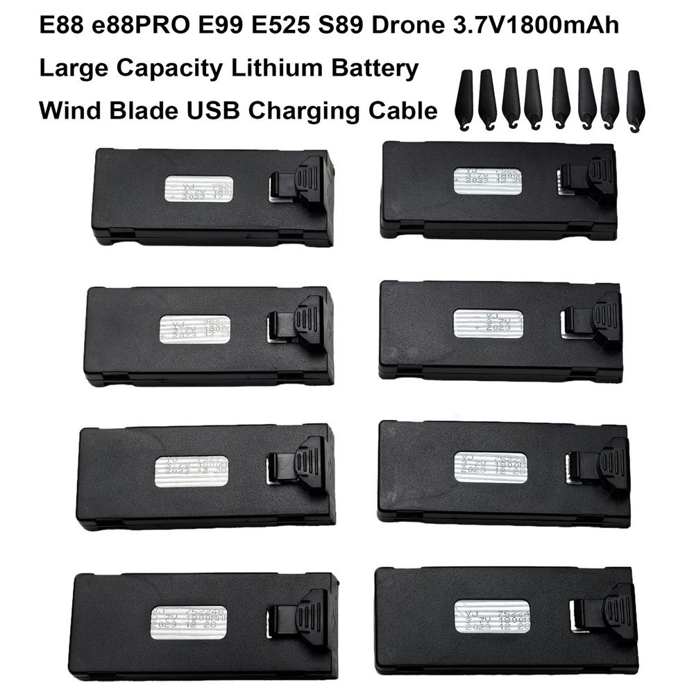 Black Lithium Battery 3.7V1800 - đánh giá và giá Eachine Drone E010