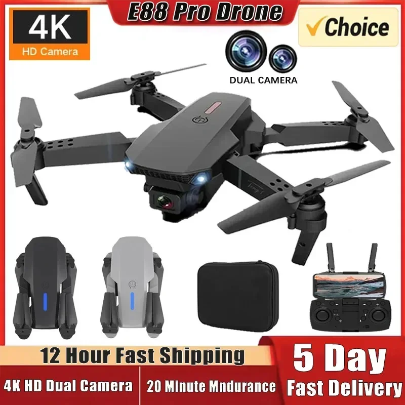 4K E88Pro Drone with 1080P Dua - đánh giá và giá Eachine Drone E58