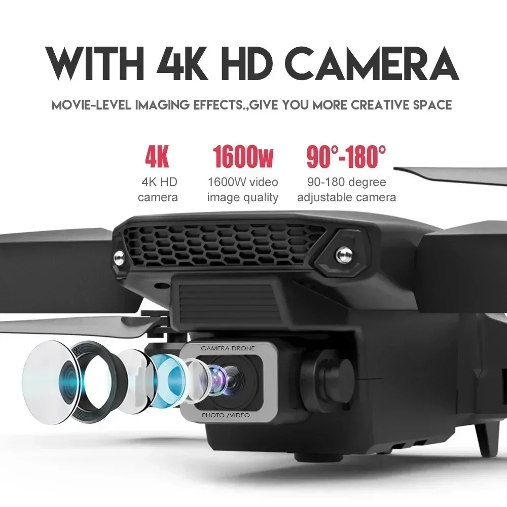 4K E88Pro Drone with 1080P Dua - đánh giá và giá Eachine Drone E58
