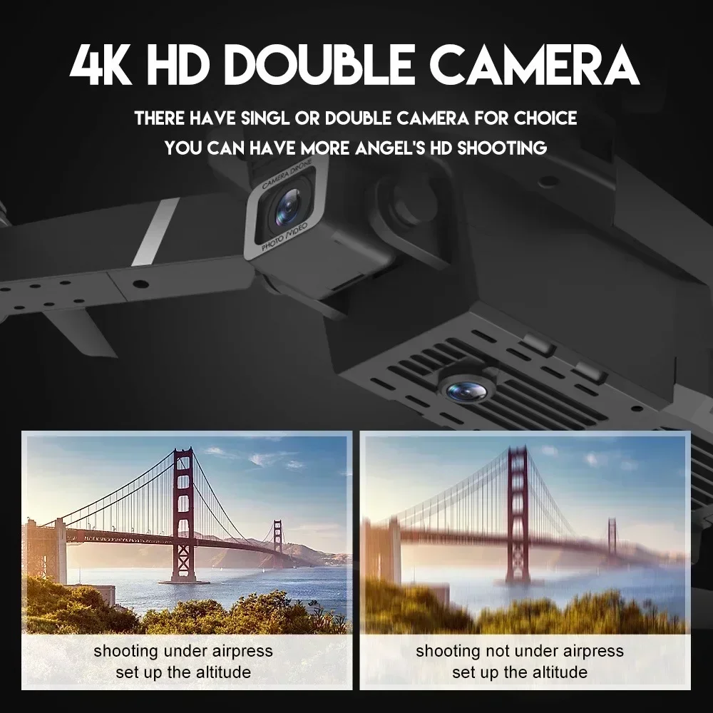 4K E88Pro Drone with 1080P Dua - đánh giá và giá Eachine Drone E58