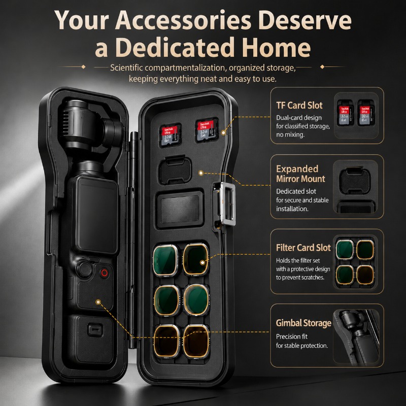 For DJI Osmo Pocket 4 3 Gimbal - đánh giá và giá Drone Gimbal Case